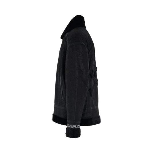 Mastermind x Alpha Industries Riders Coat in Black