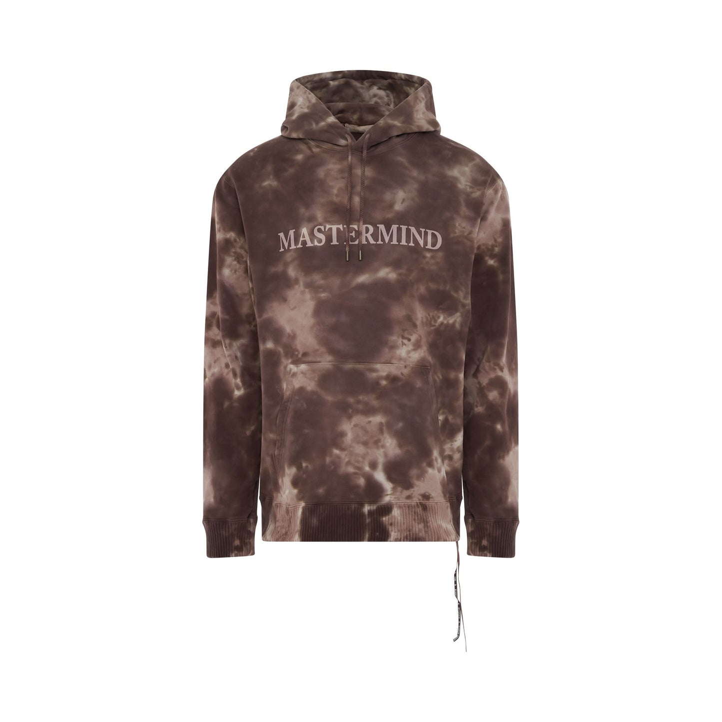 Tie-Dye Logo Hoodie in Brown