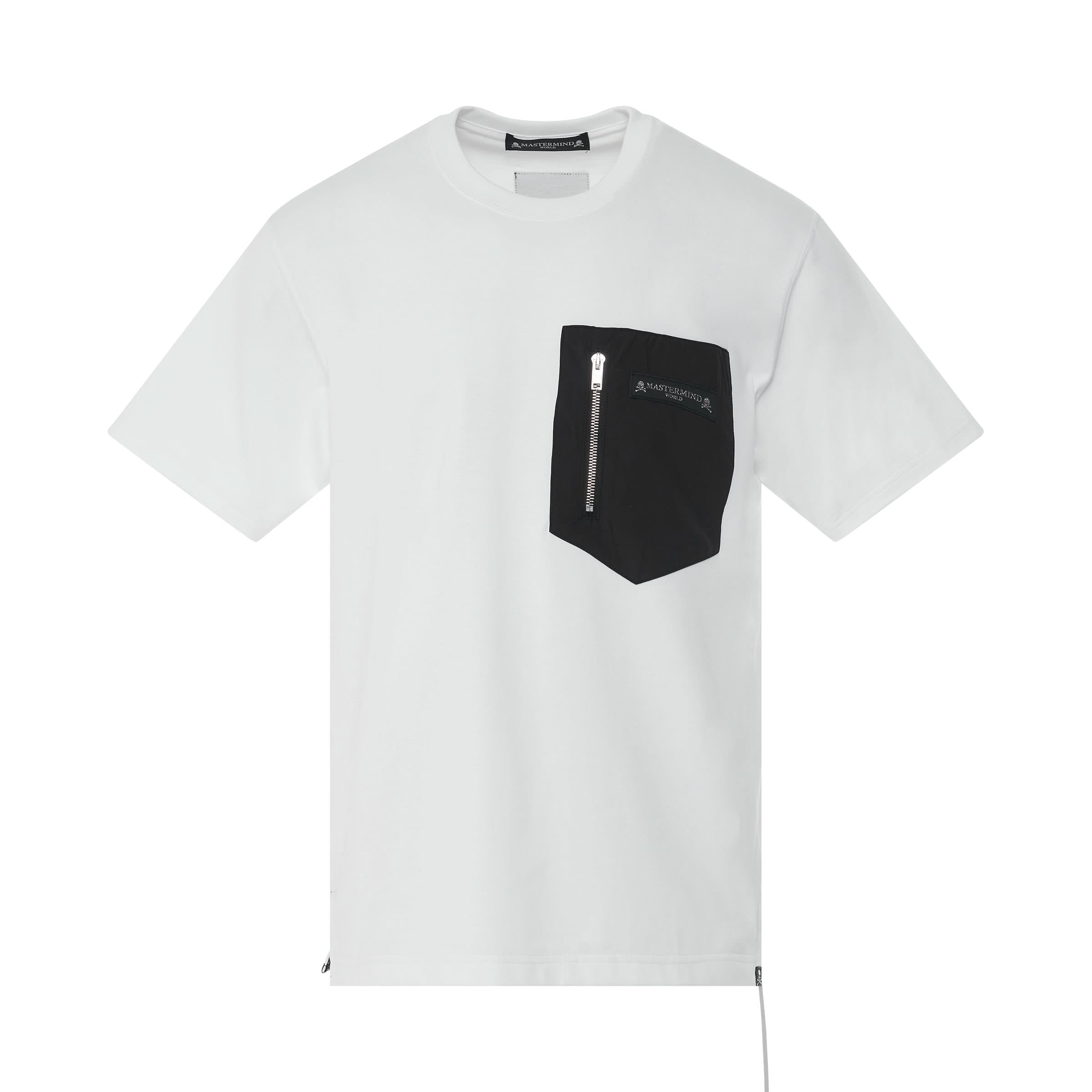 Zip Pocket T-Shirt in White