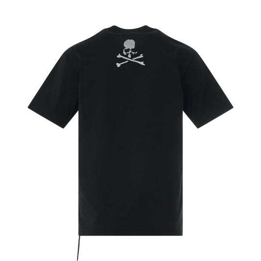 Reflective Skull T-Shirt in Black