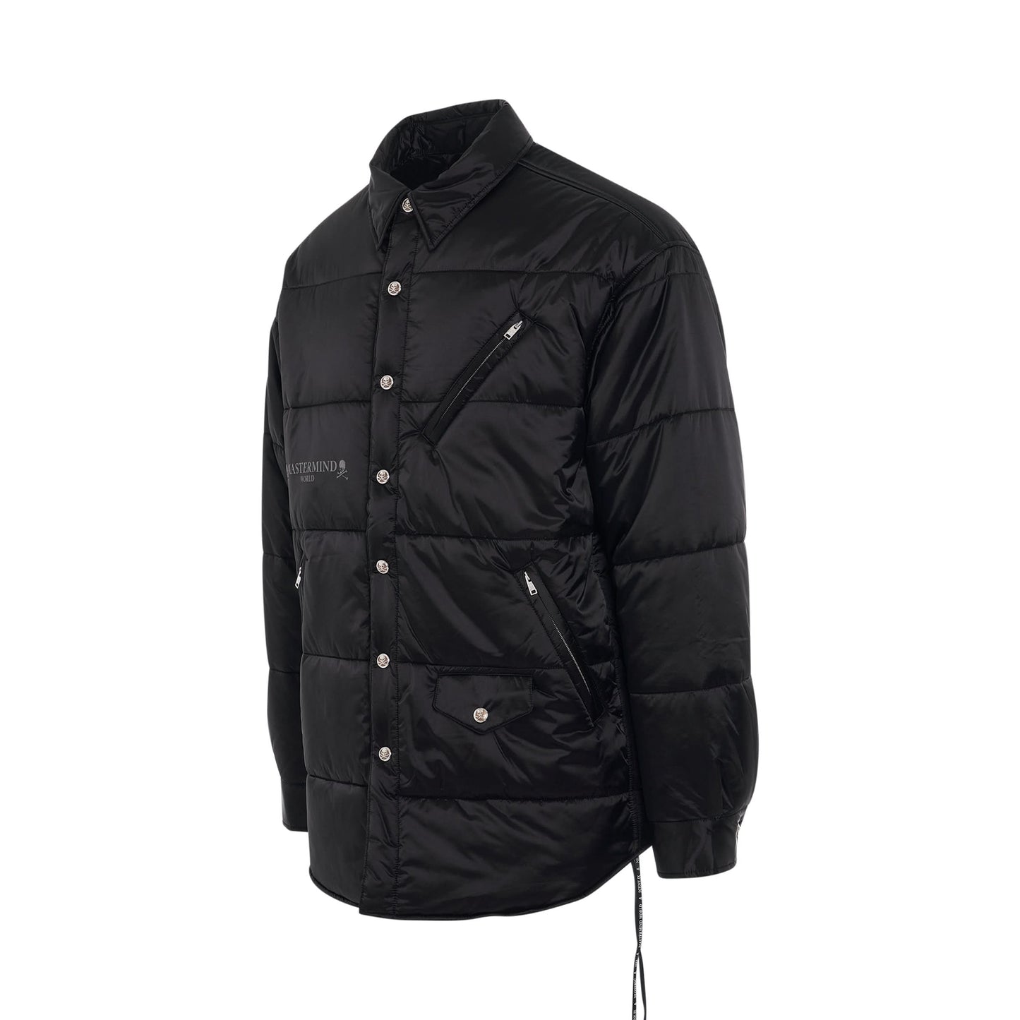 Nylon Padding Jacket in Black