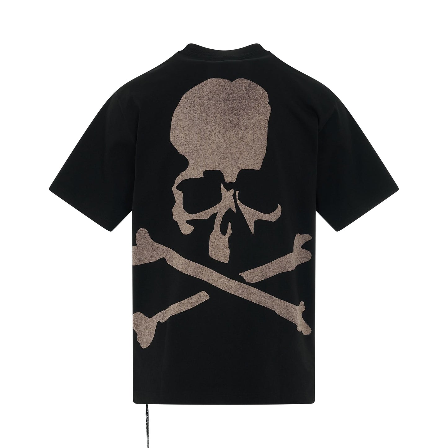 Skull Bleached Logo T-Shirt in Black