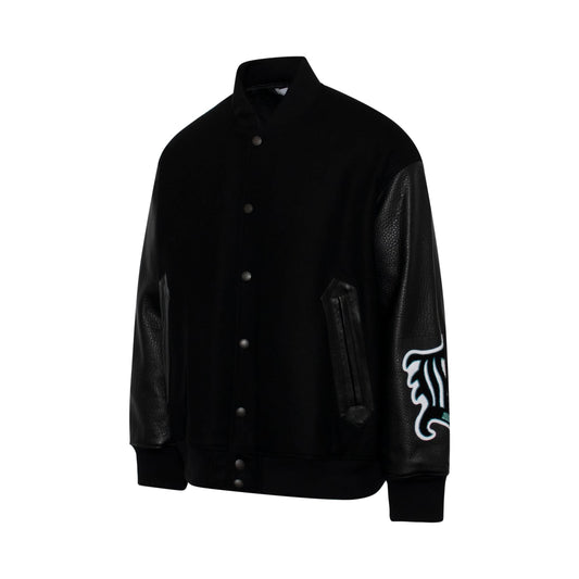 F Stadium Jacket in Black