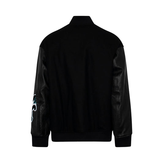 F Stadium Jacket in Black