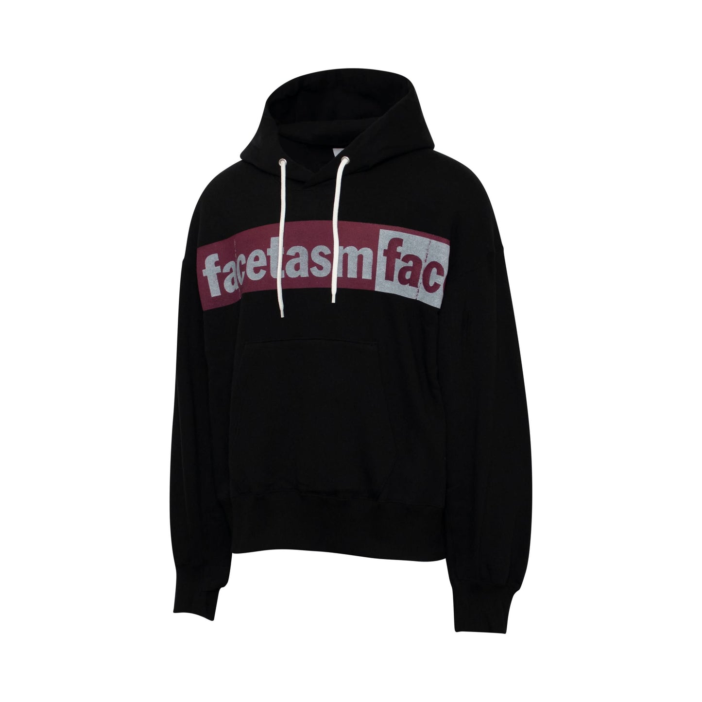 Logo Print New Silhouette Hoodie in Black