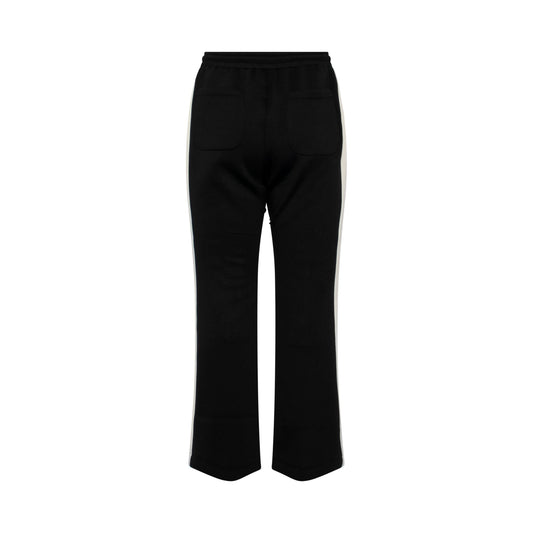 Jersey Flare Pants in Black