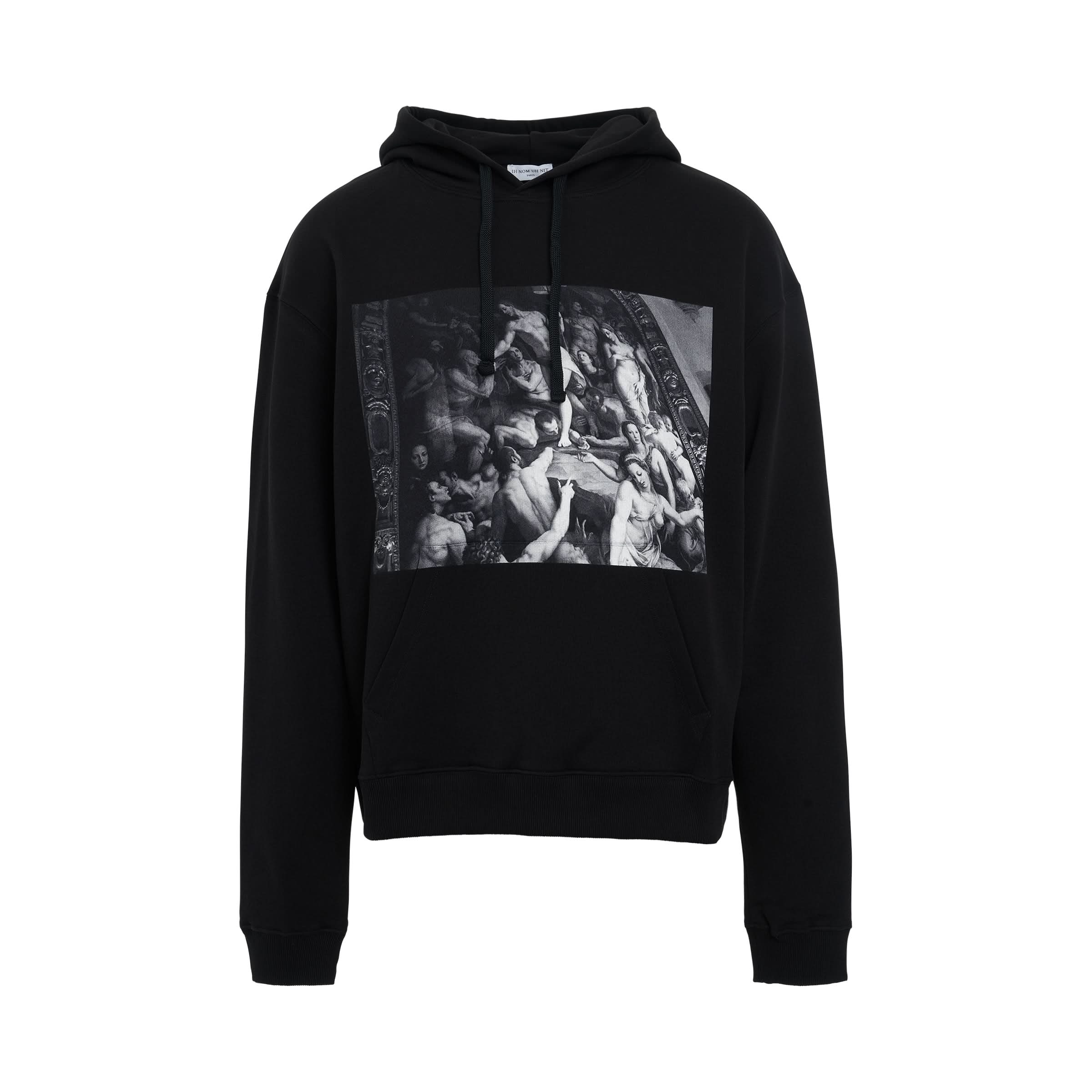 New World Paint Hoodie in Black