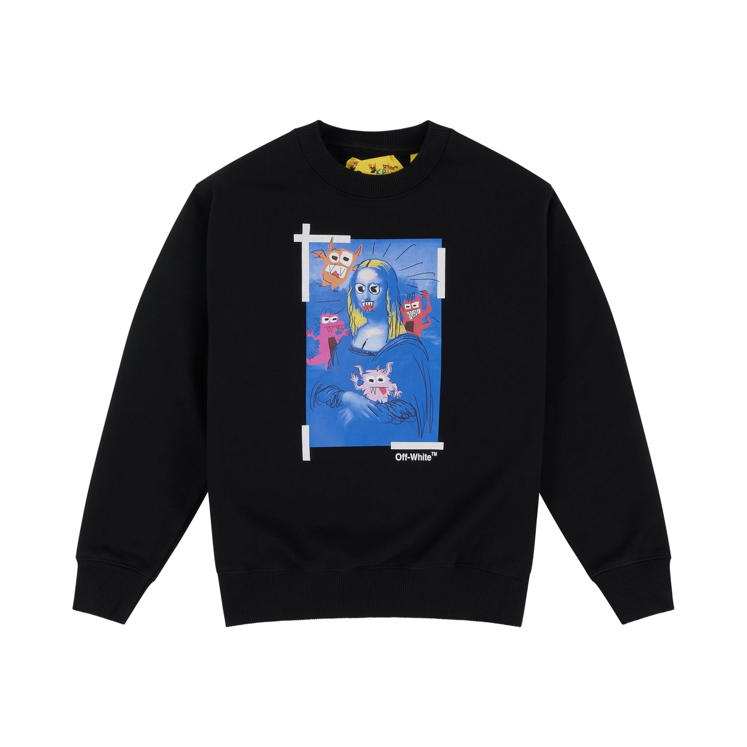 Monsterlisa Crewneck in Black/Blue