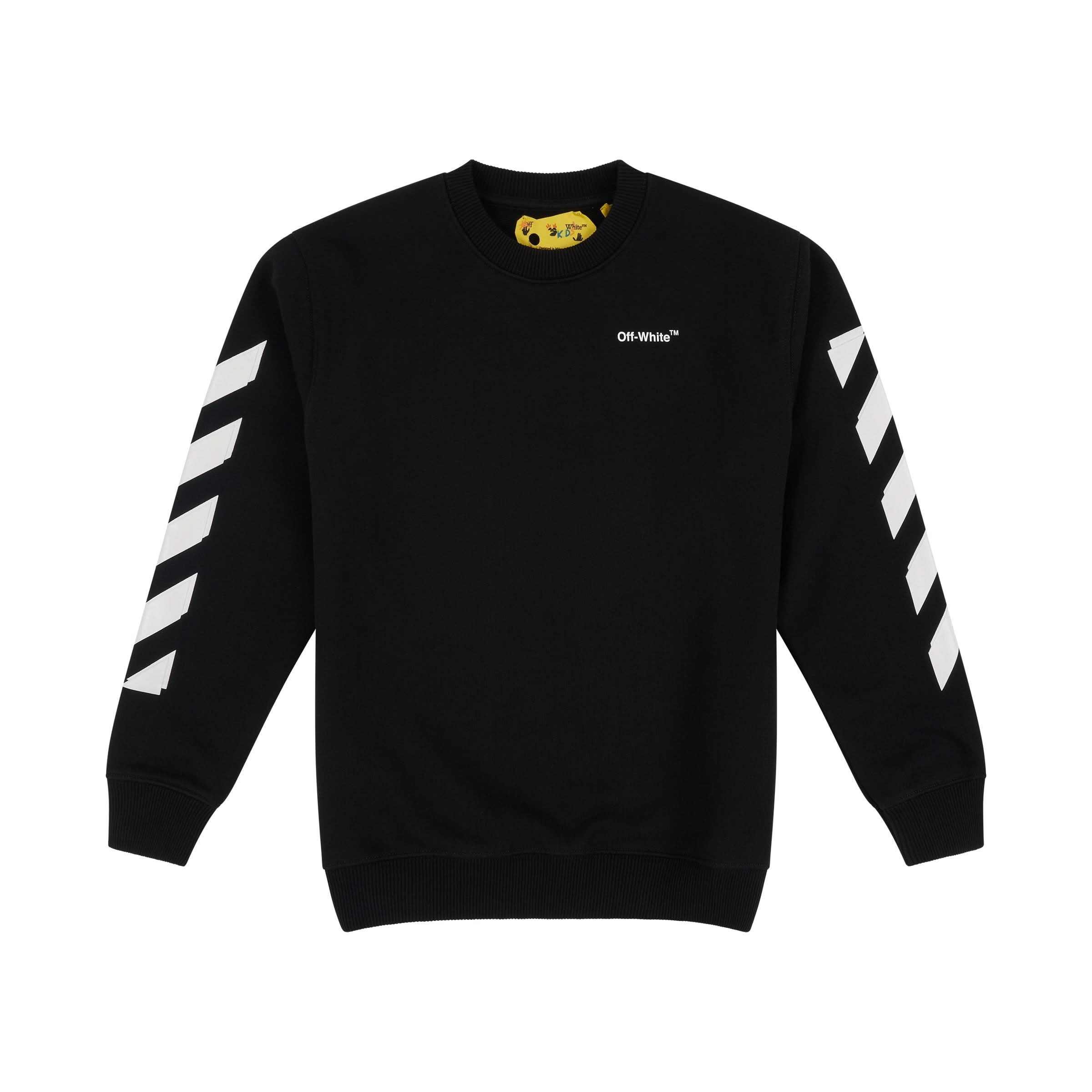 Logo Rubber Arrow Sweatshirt in Black/White