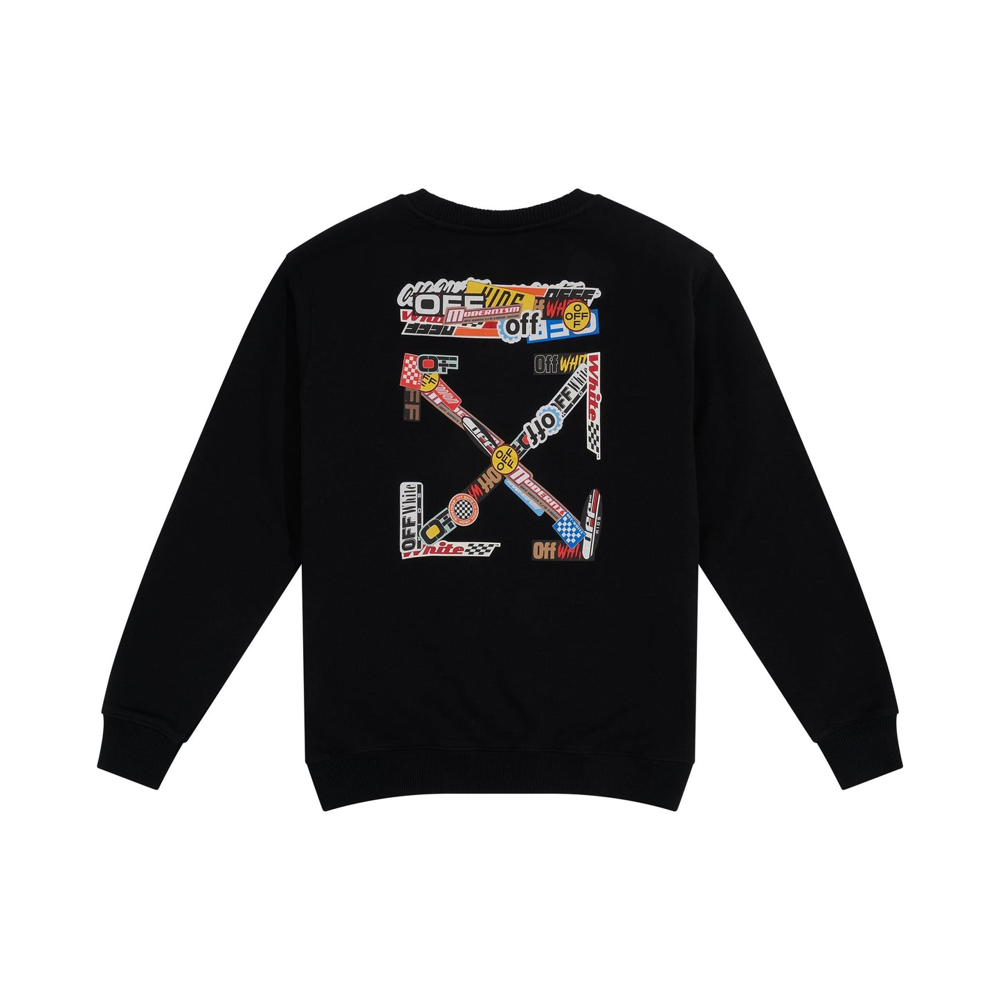 Off Racing Arrow Sweatshirt in Black