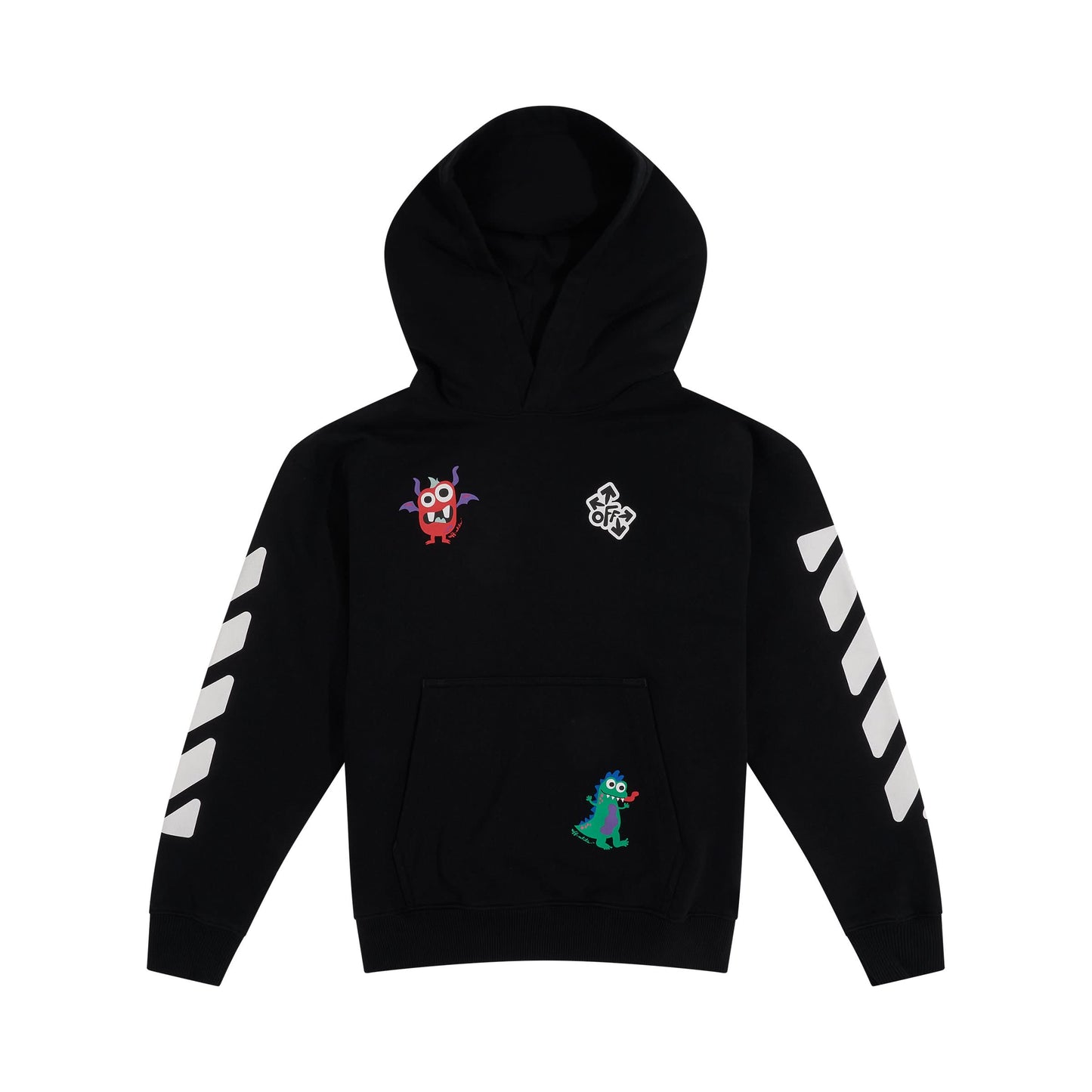 Off-White A/O Monster Hoodie in Black