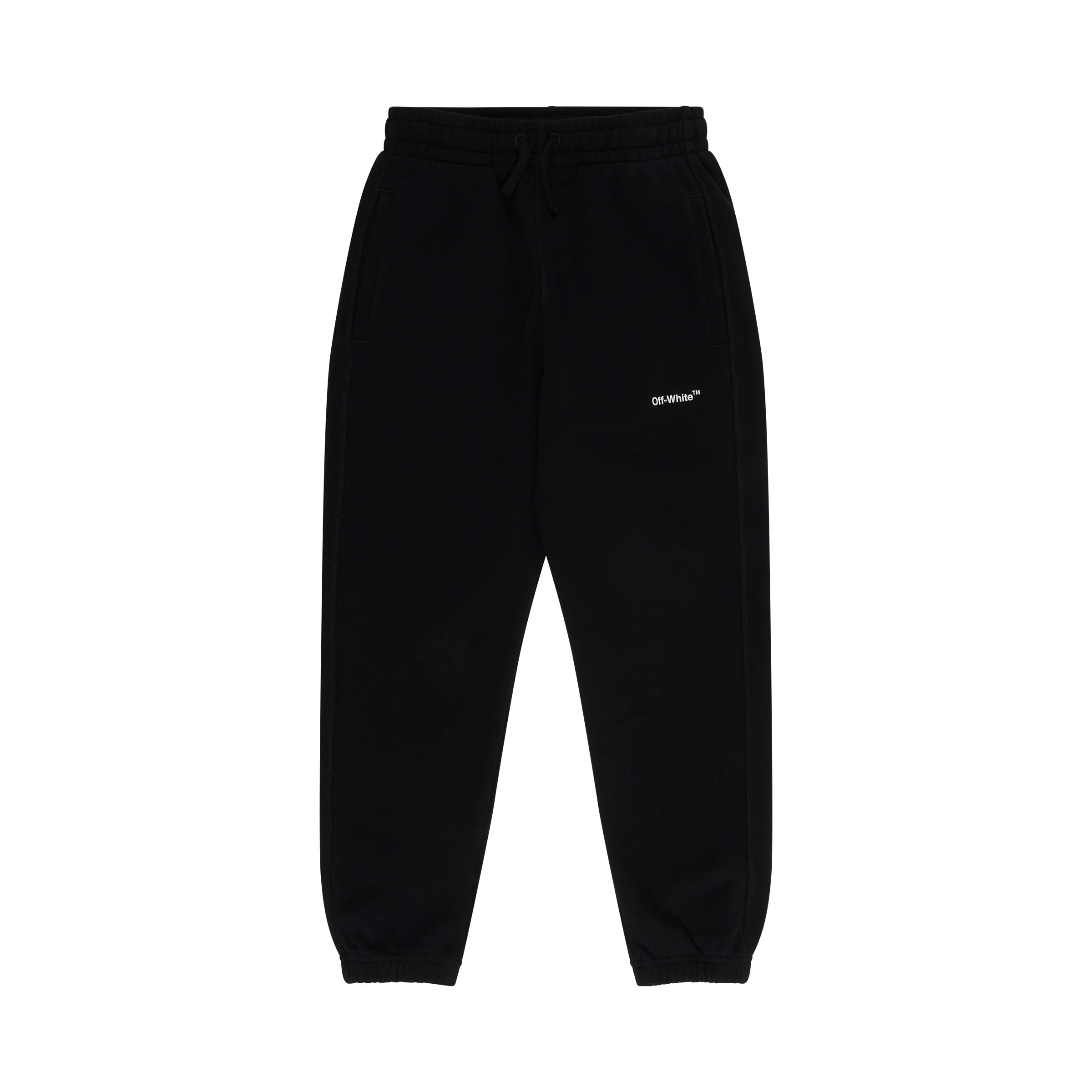 Off Helvetica Sweatpant in Black/White