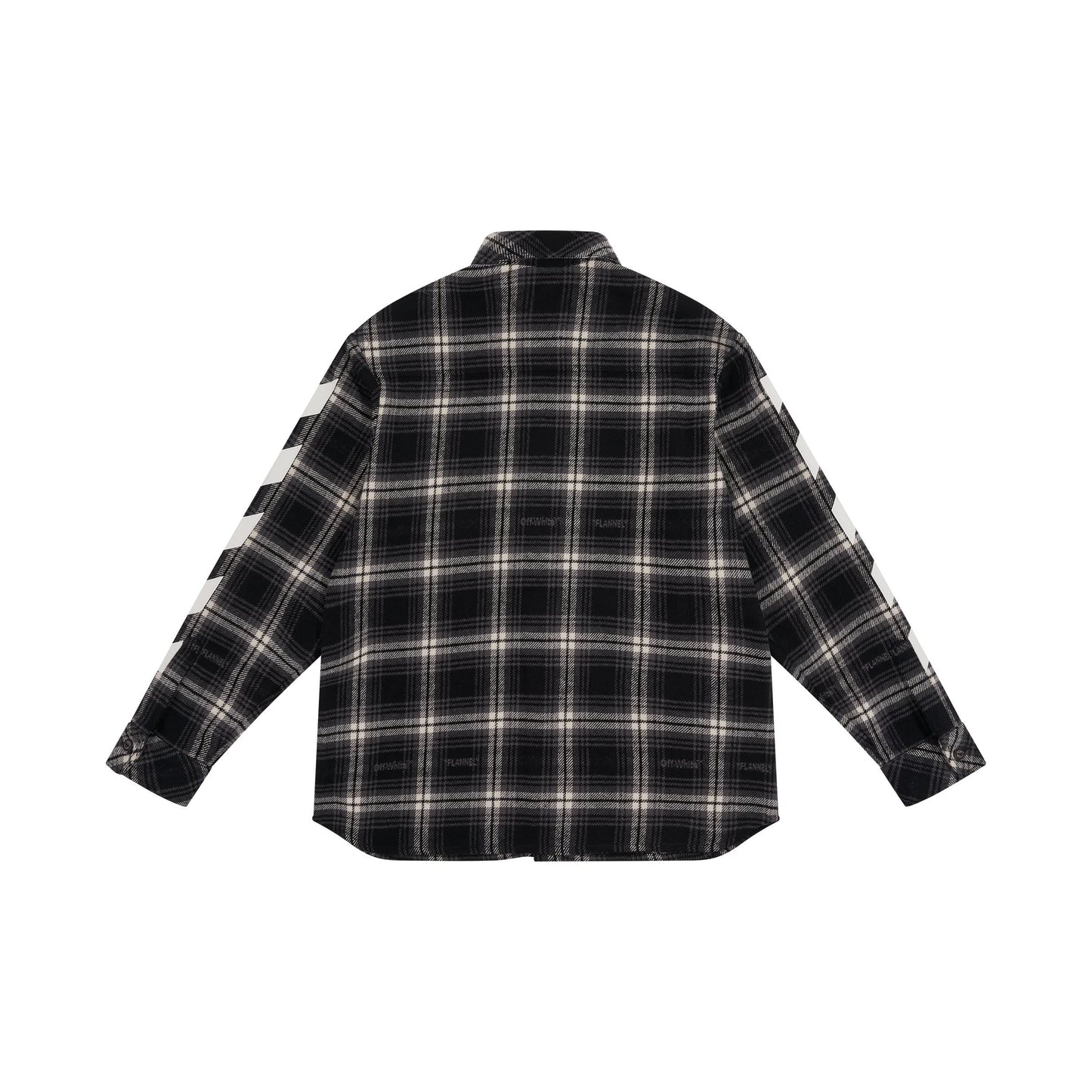 Check Flannel Shirt in Black/White