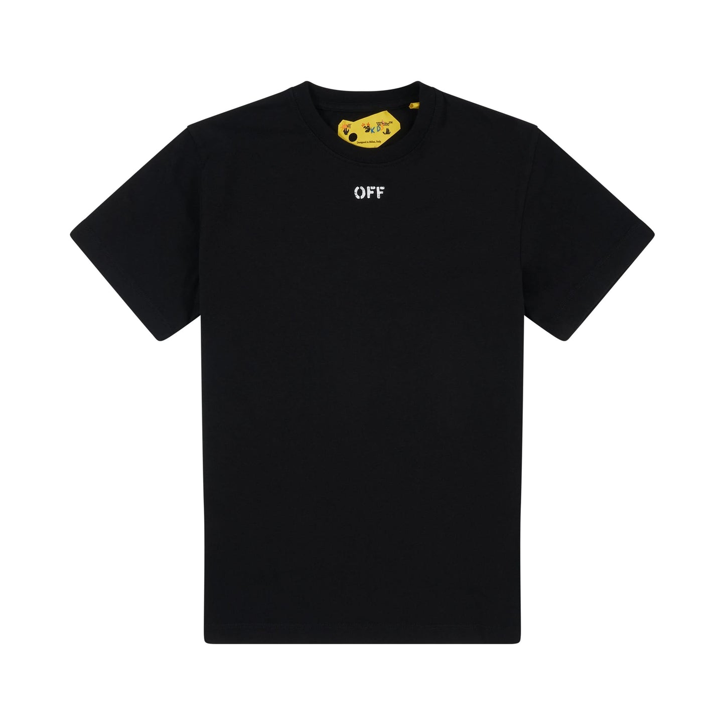 Off Stamp Short Sleeve T-Shirt in Black/White