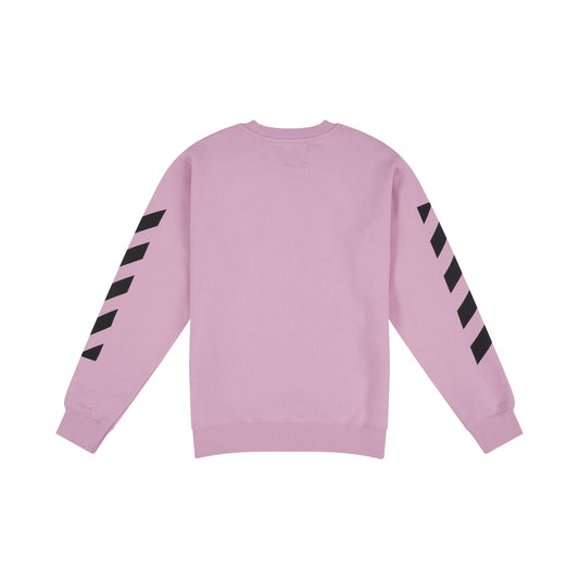 Off Stamp Crewneck in Pink/Black