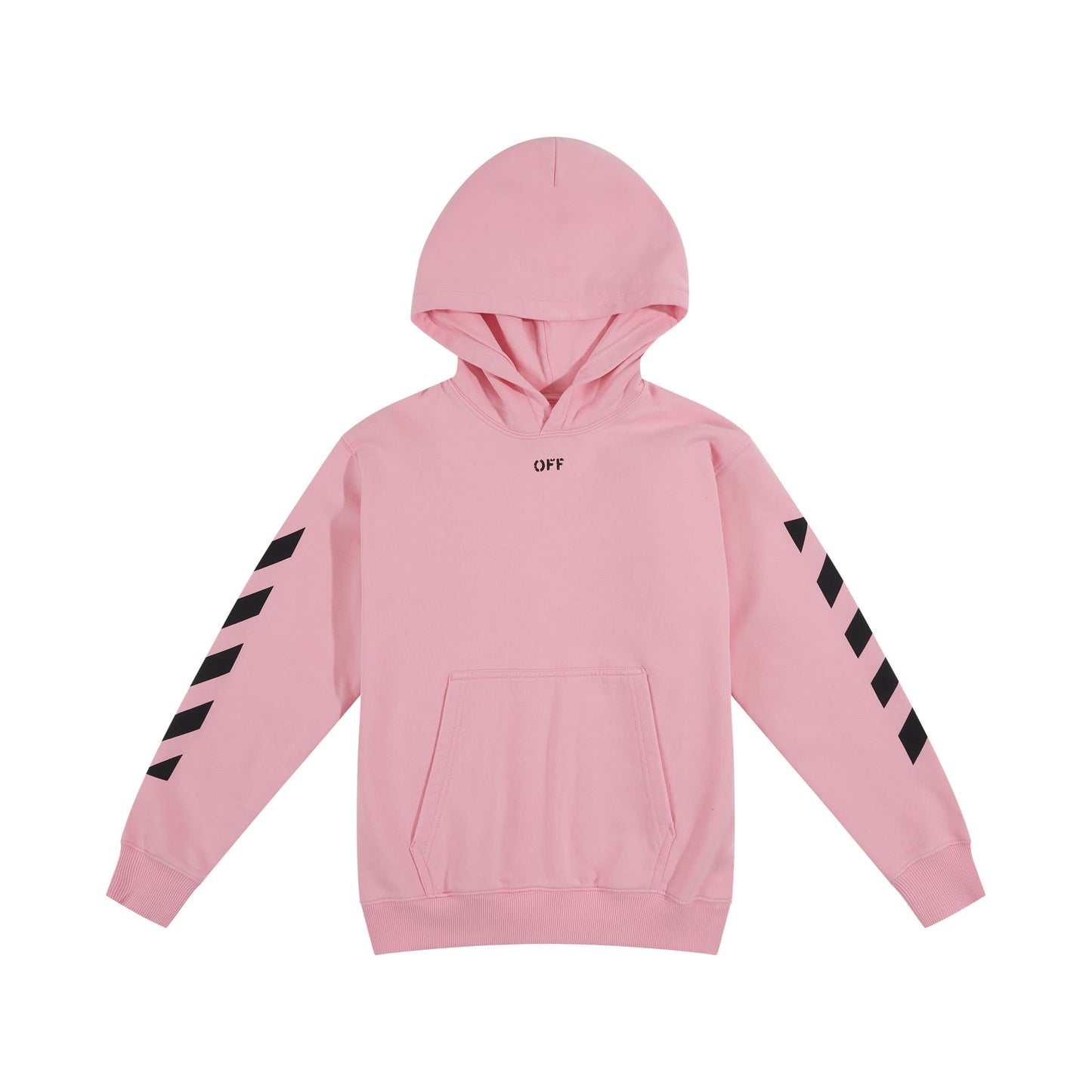 Off Stamp Hoodie in Pink/Black