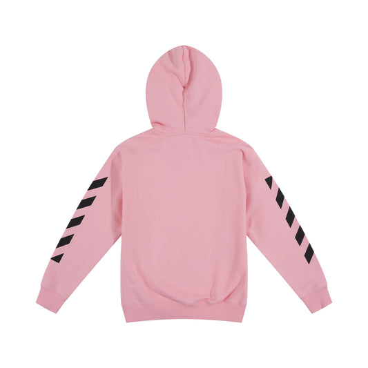 Off Stamp Hoodie in Pink/Black