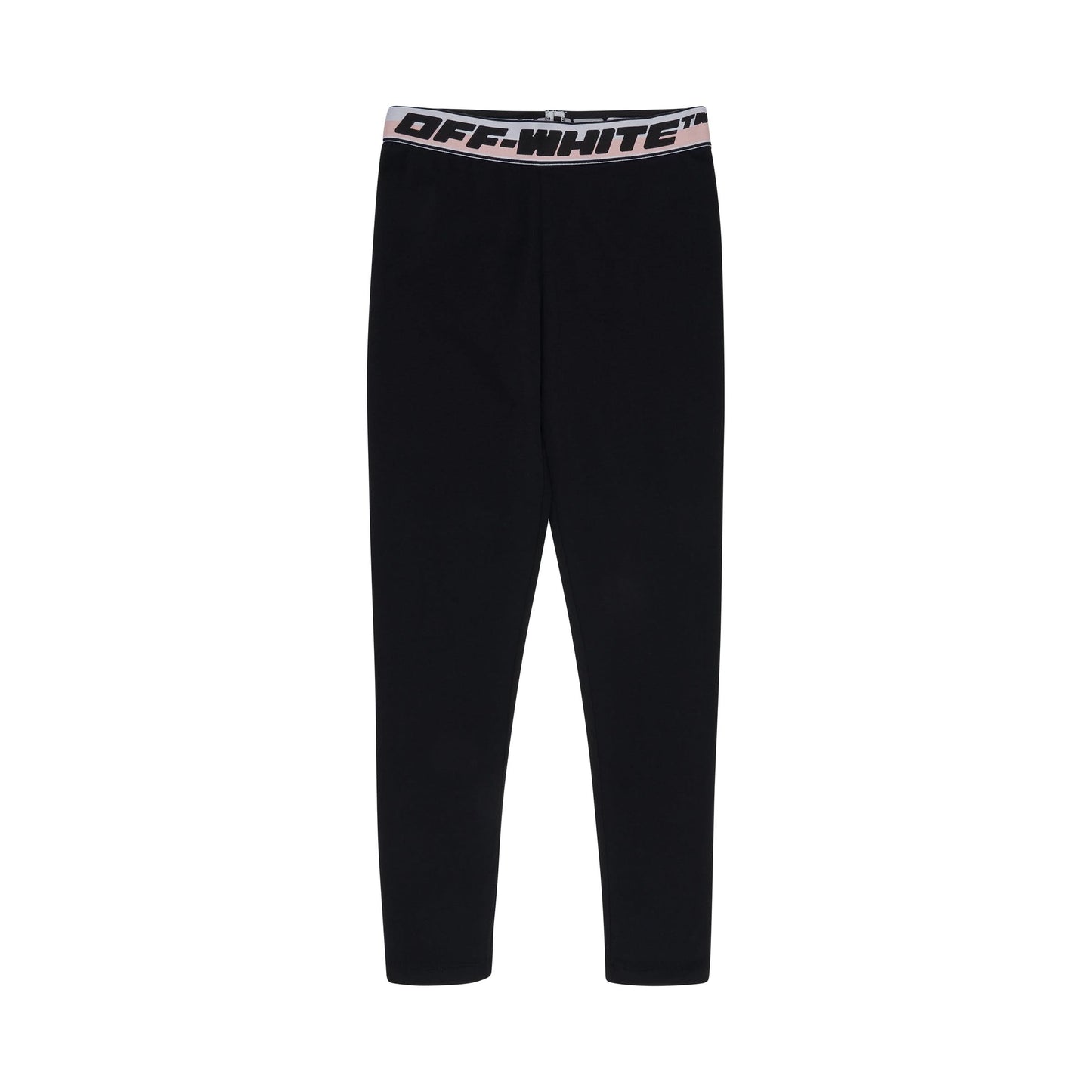 Logo Band Leggings in Black