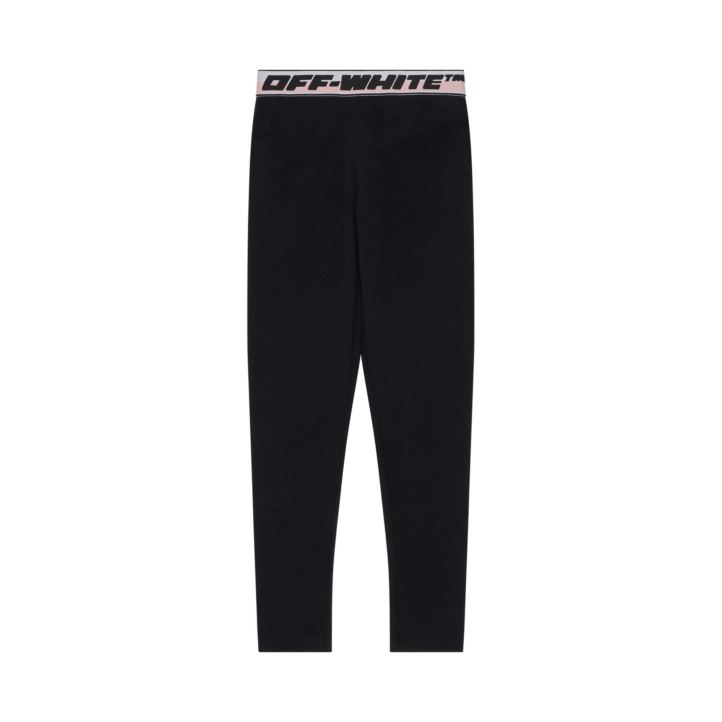 Logo Band Legging in Black