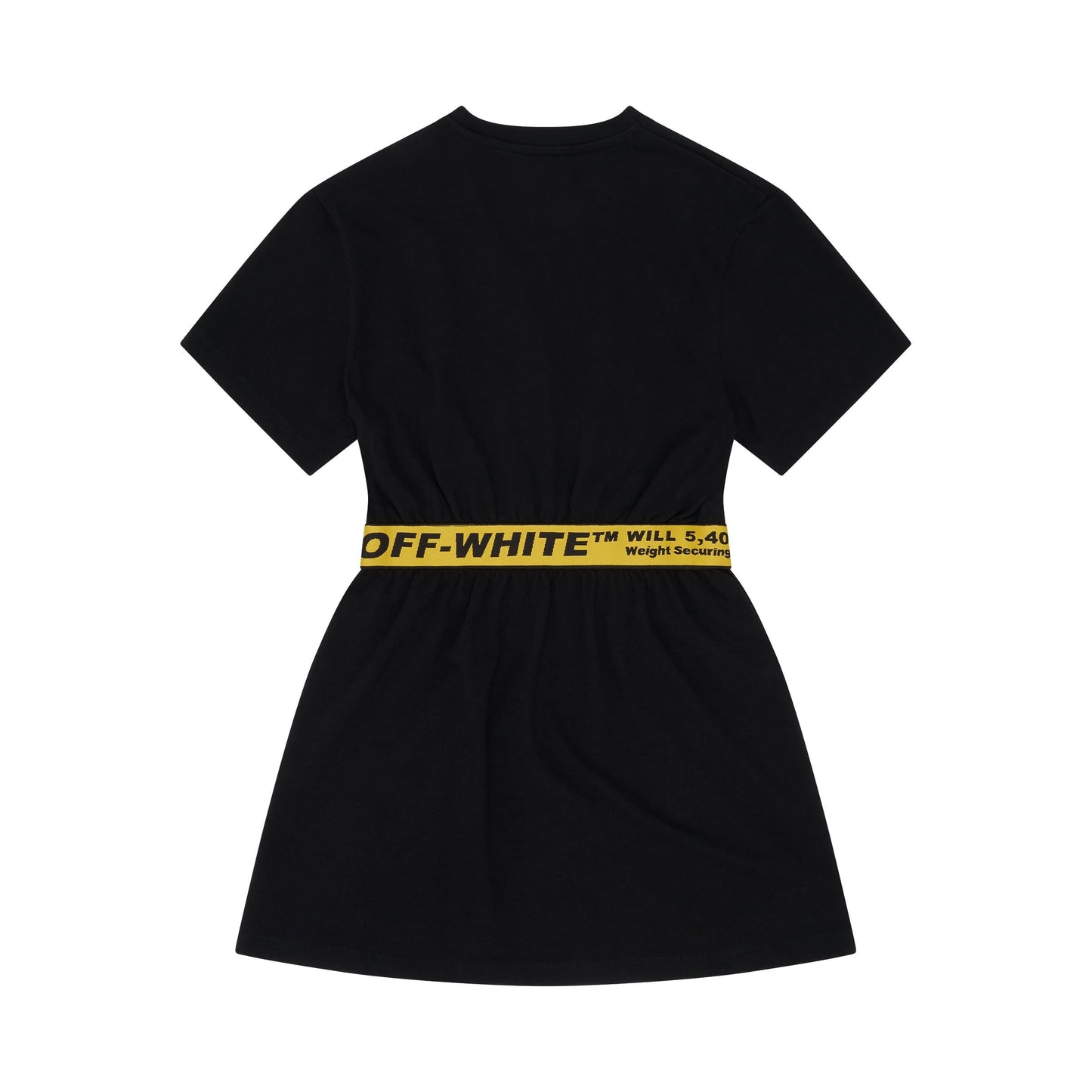 Off Industrial Tee Dress in Black/White