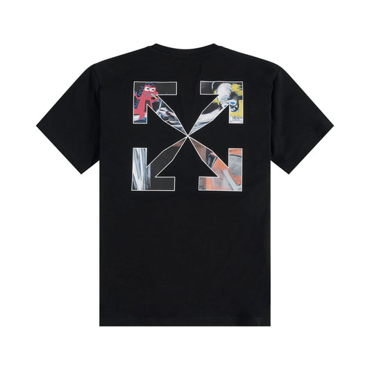 Monster Arrow Short Sleeve T-Shirt in Black/Multicolour