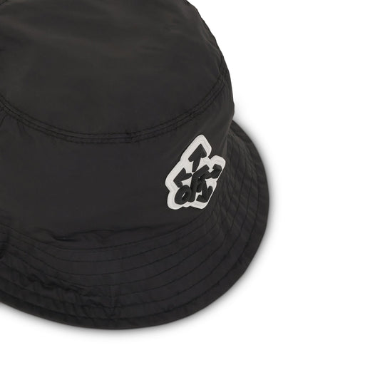 Monogram Water React Bucket Hat in Black