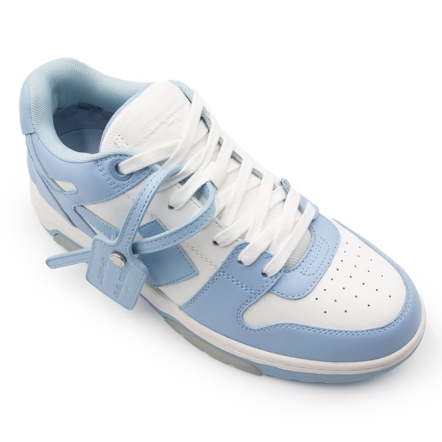 Out Of Office Calf Leather Sneaker in White/Light