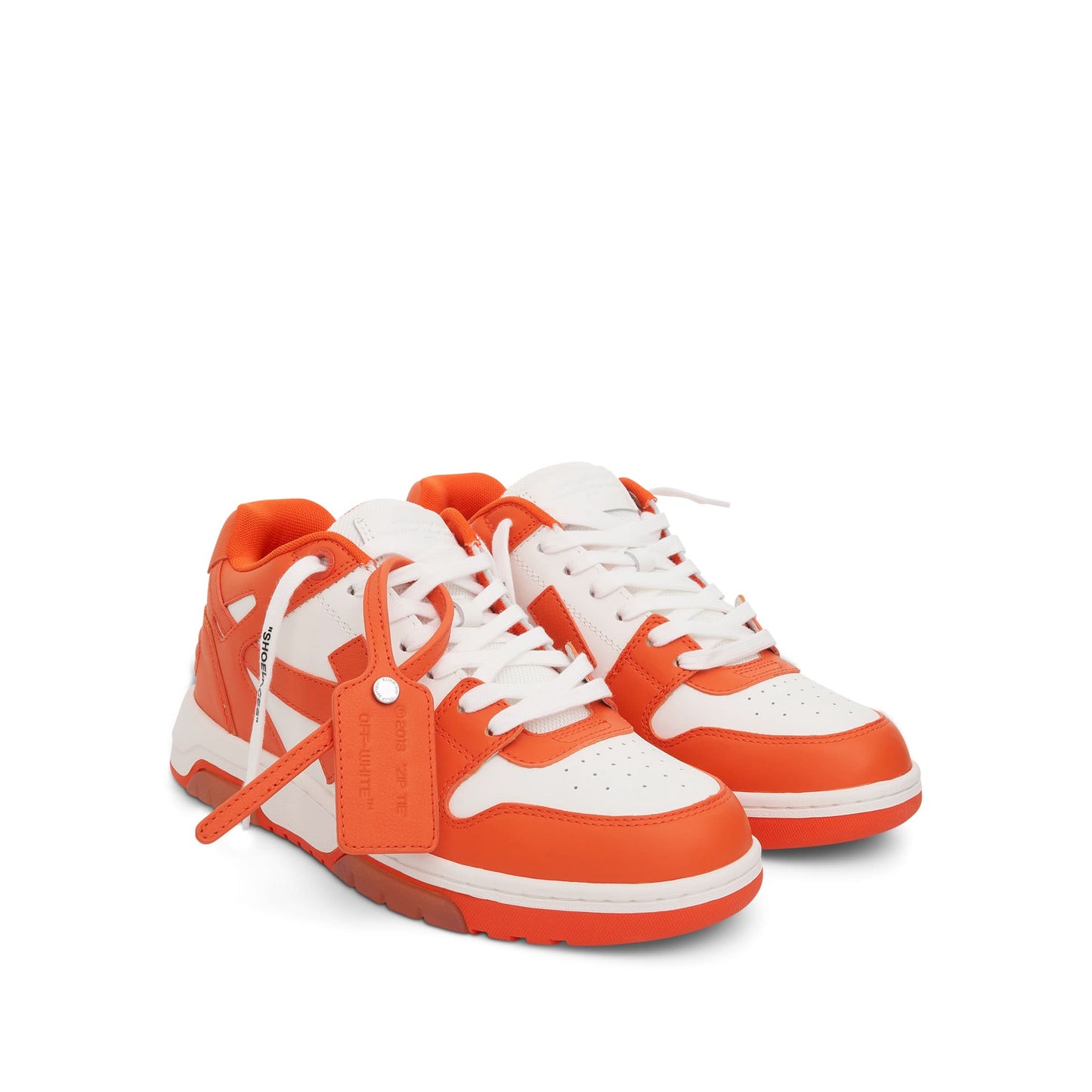 Out Of Office Sneakers in White 
Orange