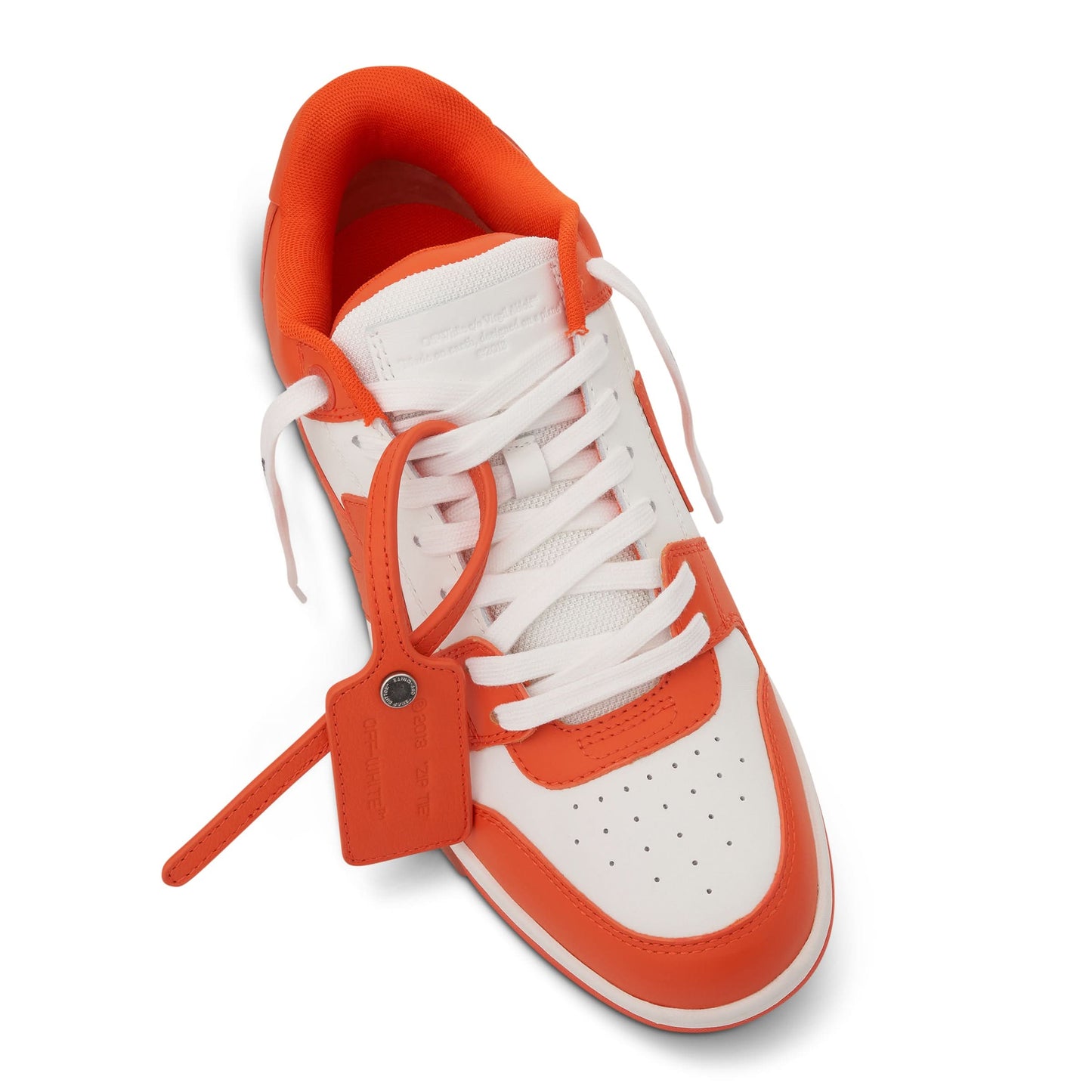 Out Of Office Sneakers in White 
Orange