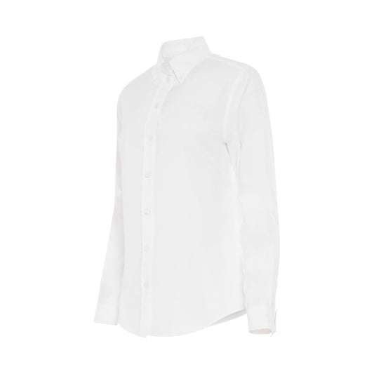 Organic Classic Poplin Shirt in White