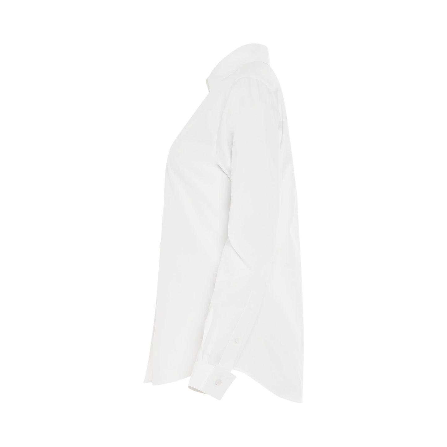 Organic Classic Poplin Shirt in White