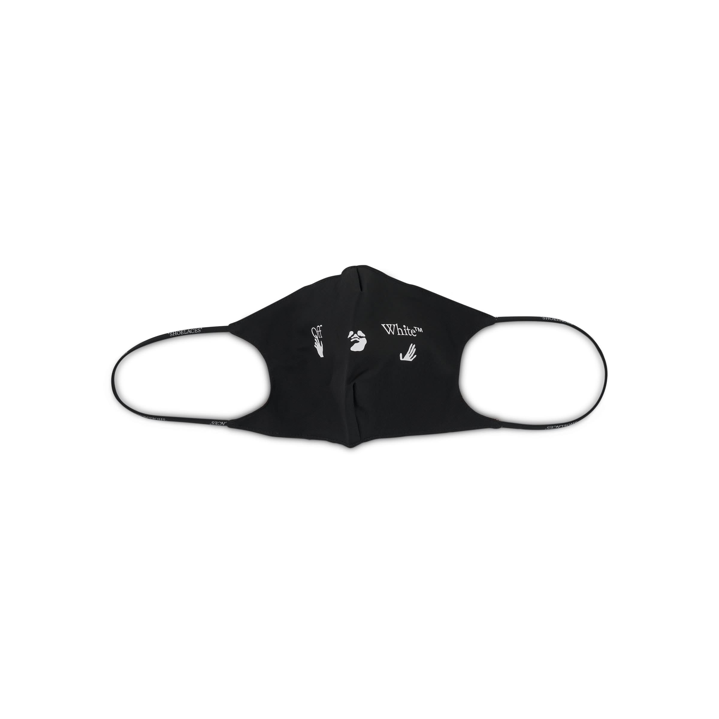 Man Swim Simple Mask in Black/White