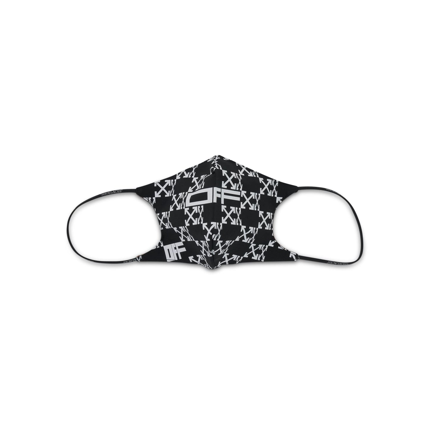 Monogram Simple Mask in Black/White