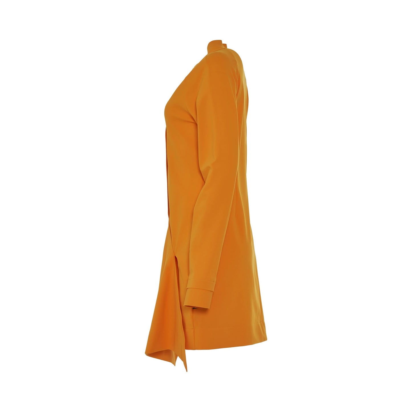 Jer Short Panel Shirt Dress in Orange