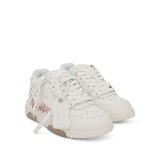 Out Of Office "For Walking" Sneakers in White/Pink