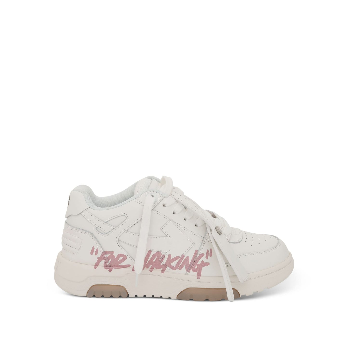 Out Of Office "For Walking" Sneakers in White/Pink