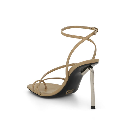 Nappa High Allen Multi Sandal in Camel