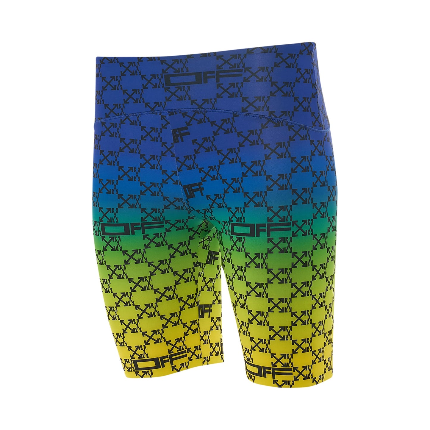 Athleisure Monogram Shorts in Green/Black