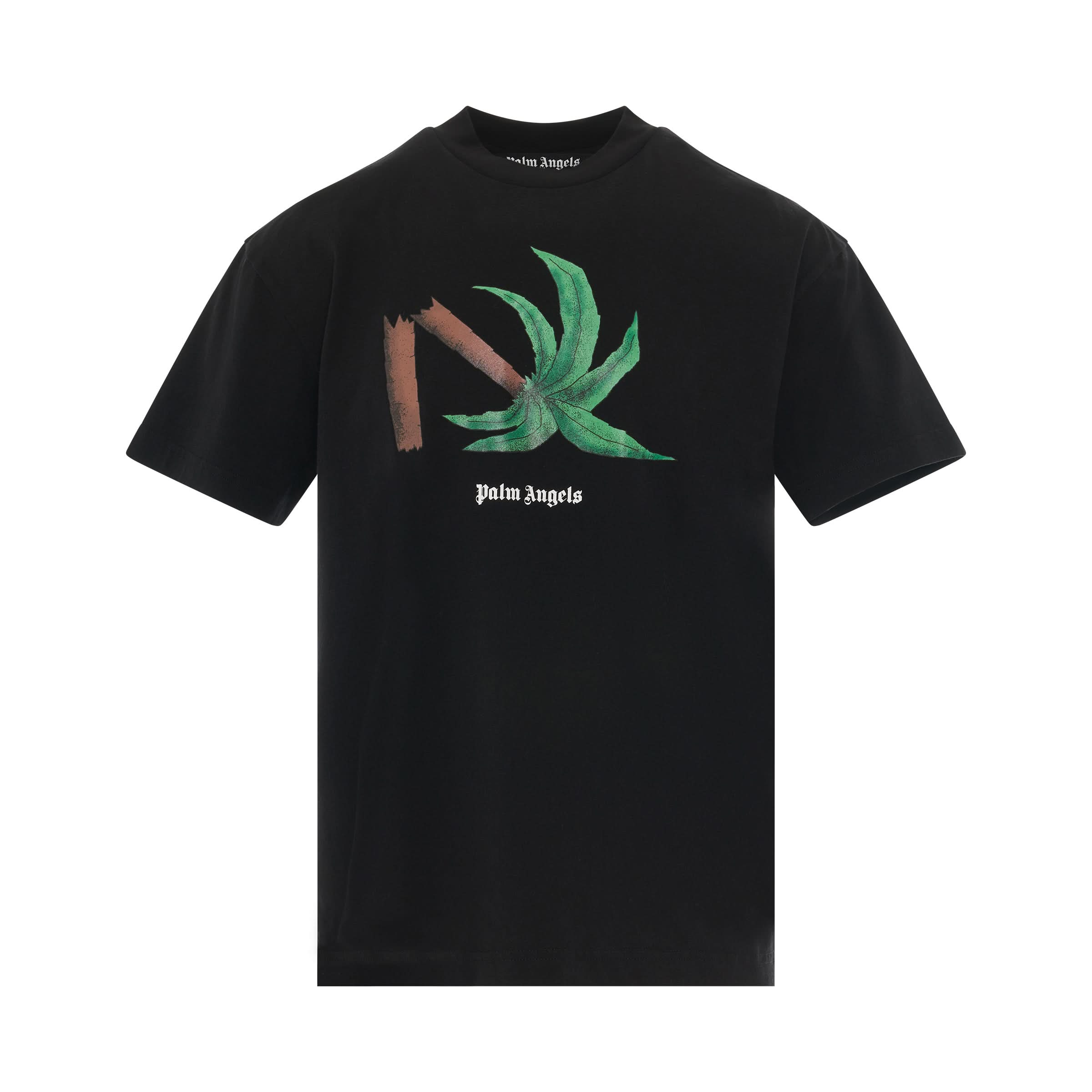 Broken Palm Classic T-Shirt in Black/Green