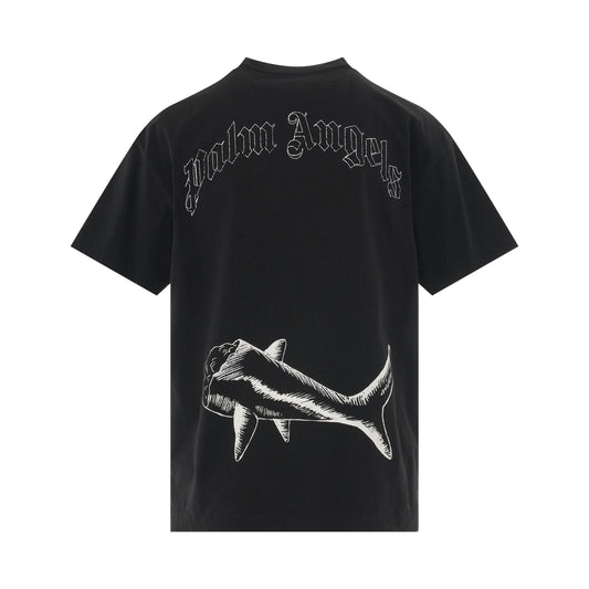 Broken Shark Classic T-Shirt in Black/Off White