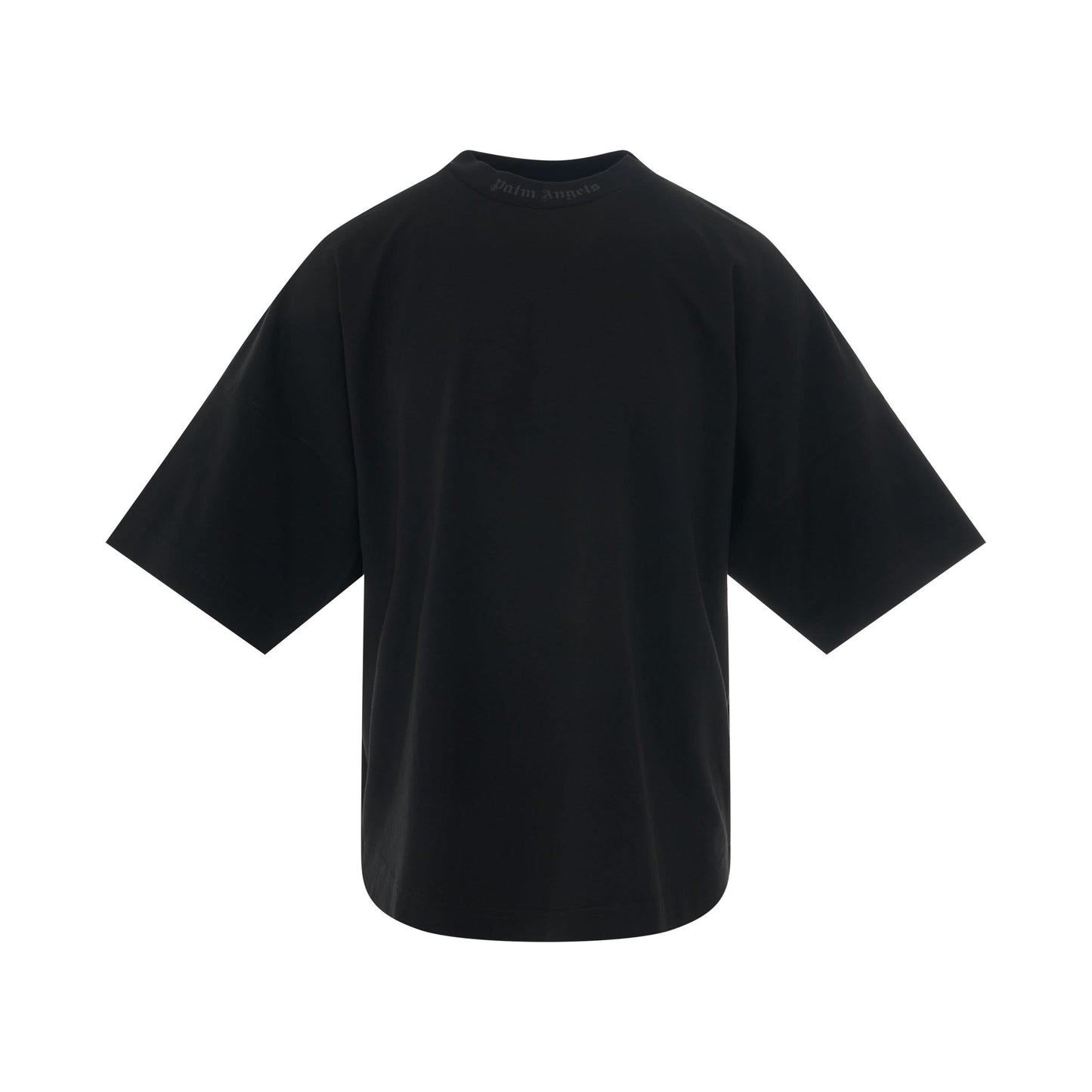 Glitter Classic Logo Oversize T-Shirt in Black