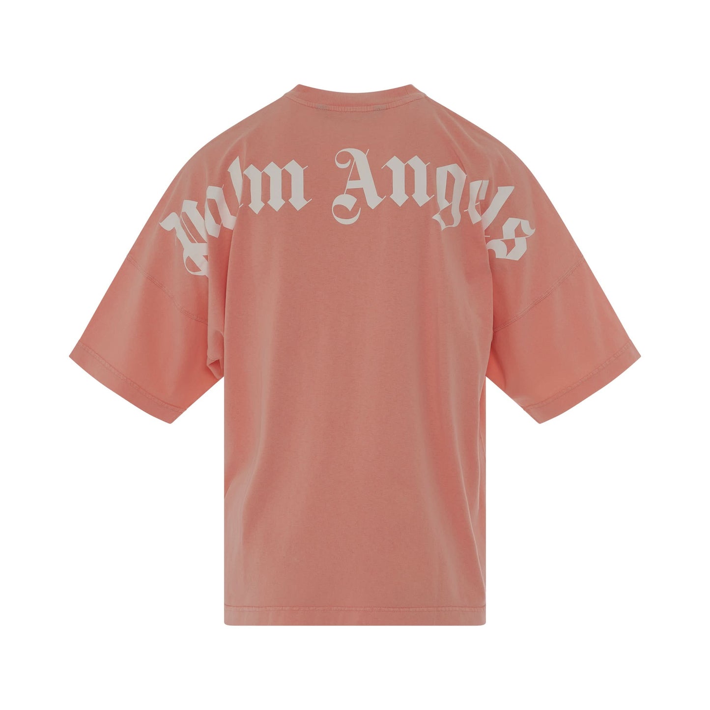 GD Classic Logo Over T-Shirt in Salmon/Fluoro