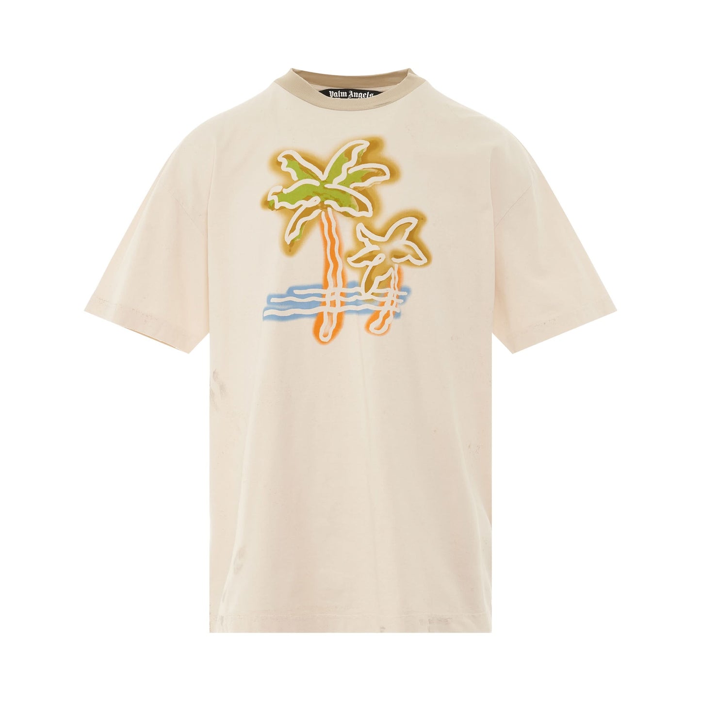 Palm Neon T-Shirt in Off White/Multicolour