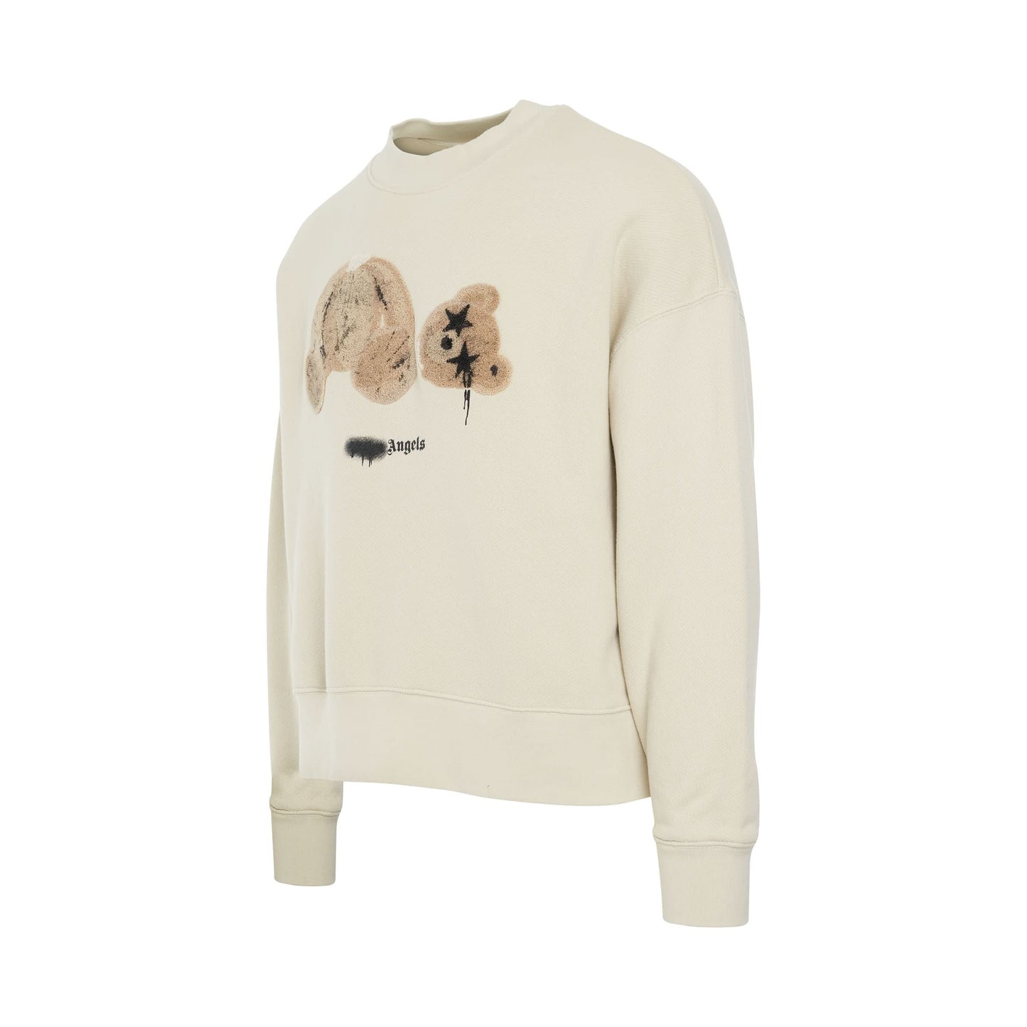 Spray PA Bear Sweatshirt in Light Grey