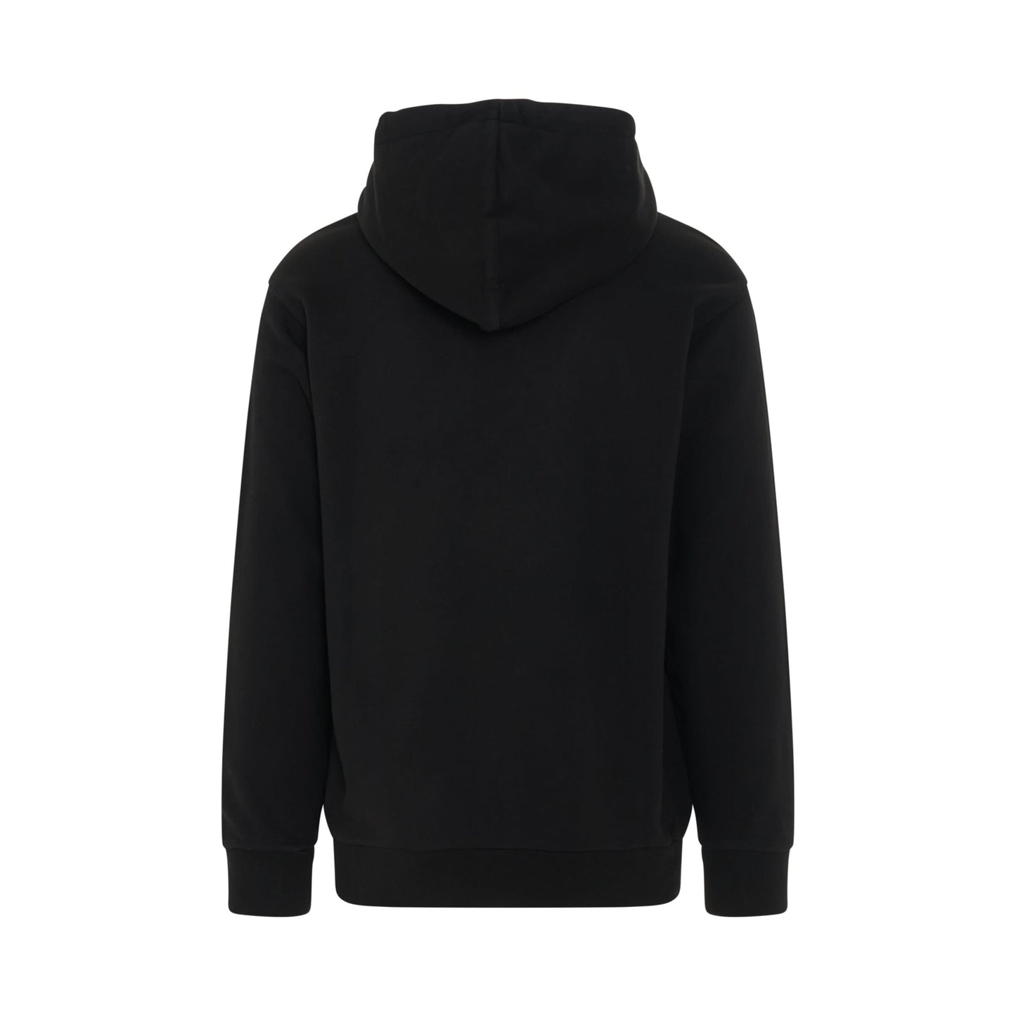 Rhinestone Sprayed Hoodie in Black