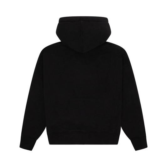 Crocodile Hoodie in Black