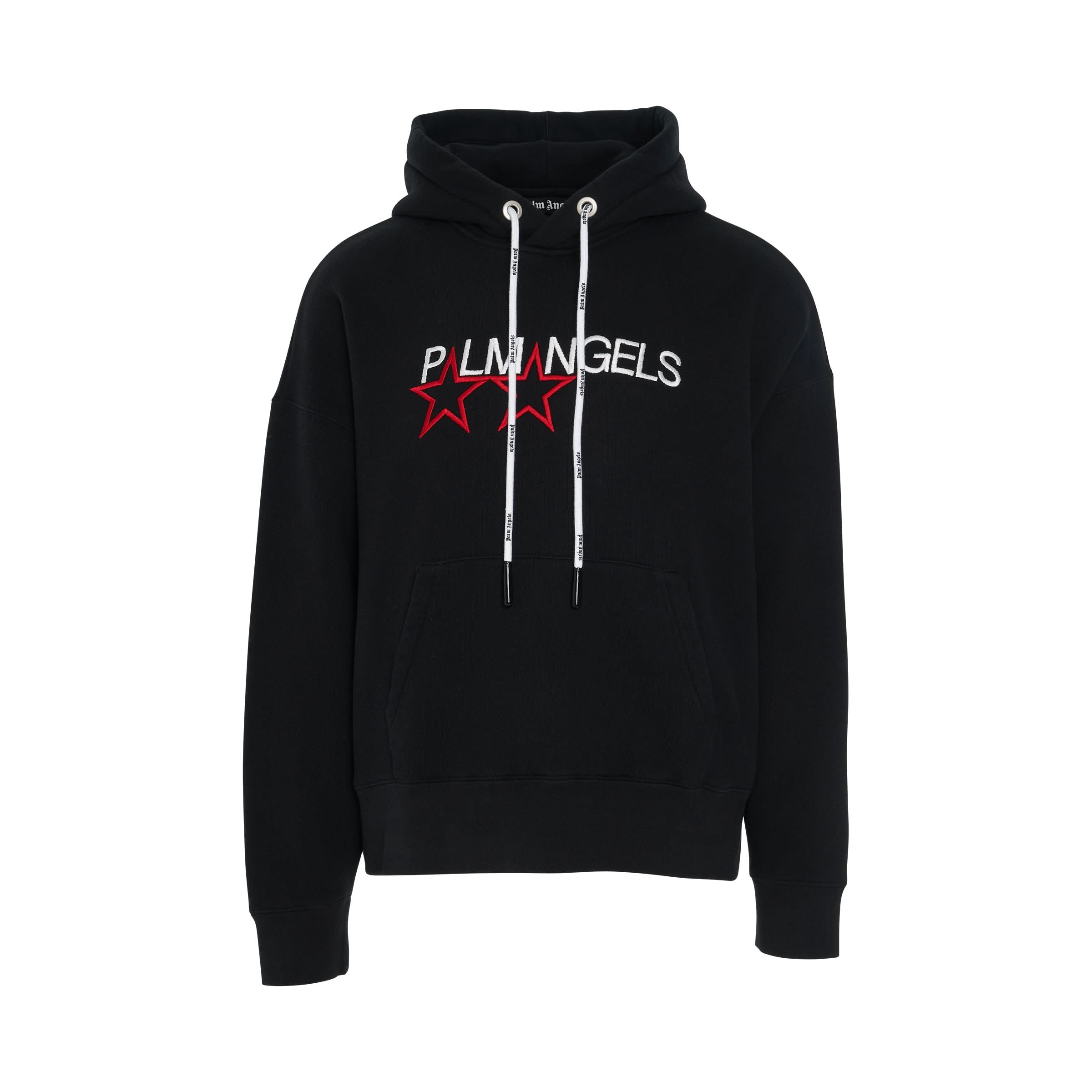 Racing Star Hoodie in Black