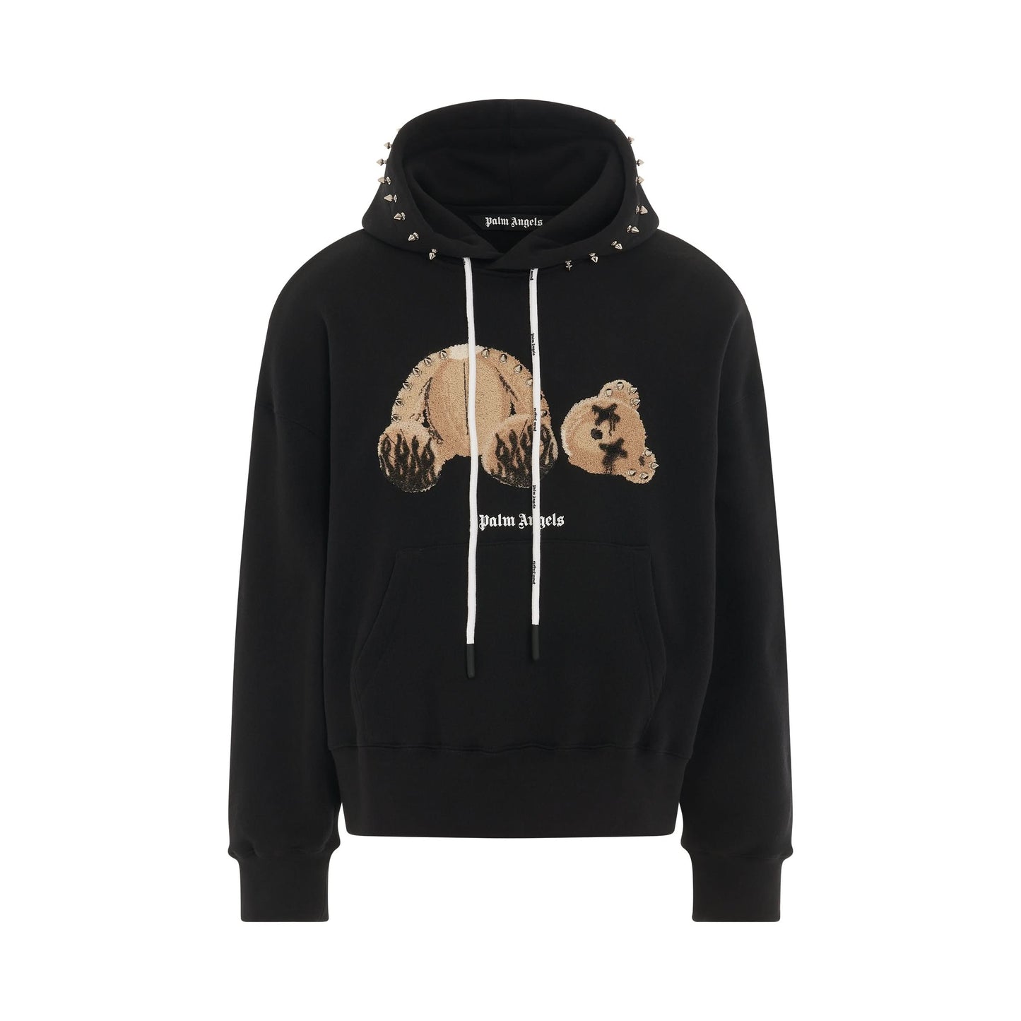 PA Punk Bear Hoodie in Black/Brown