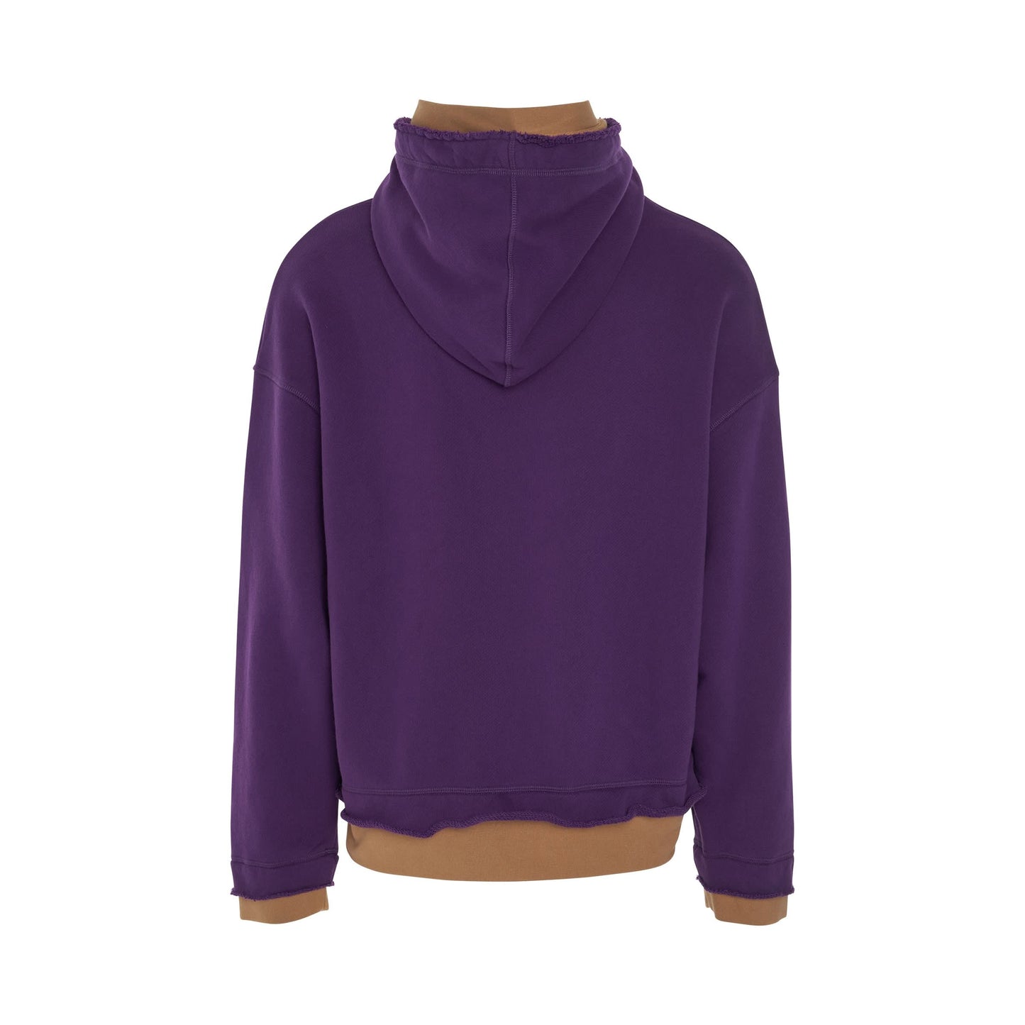 Dl Bandana Print Hoodie in Purple