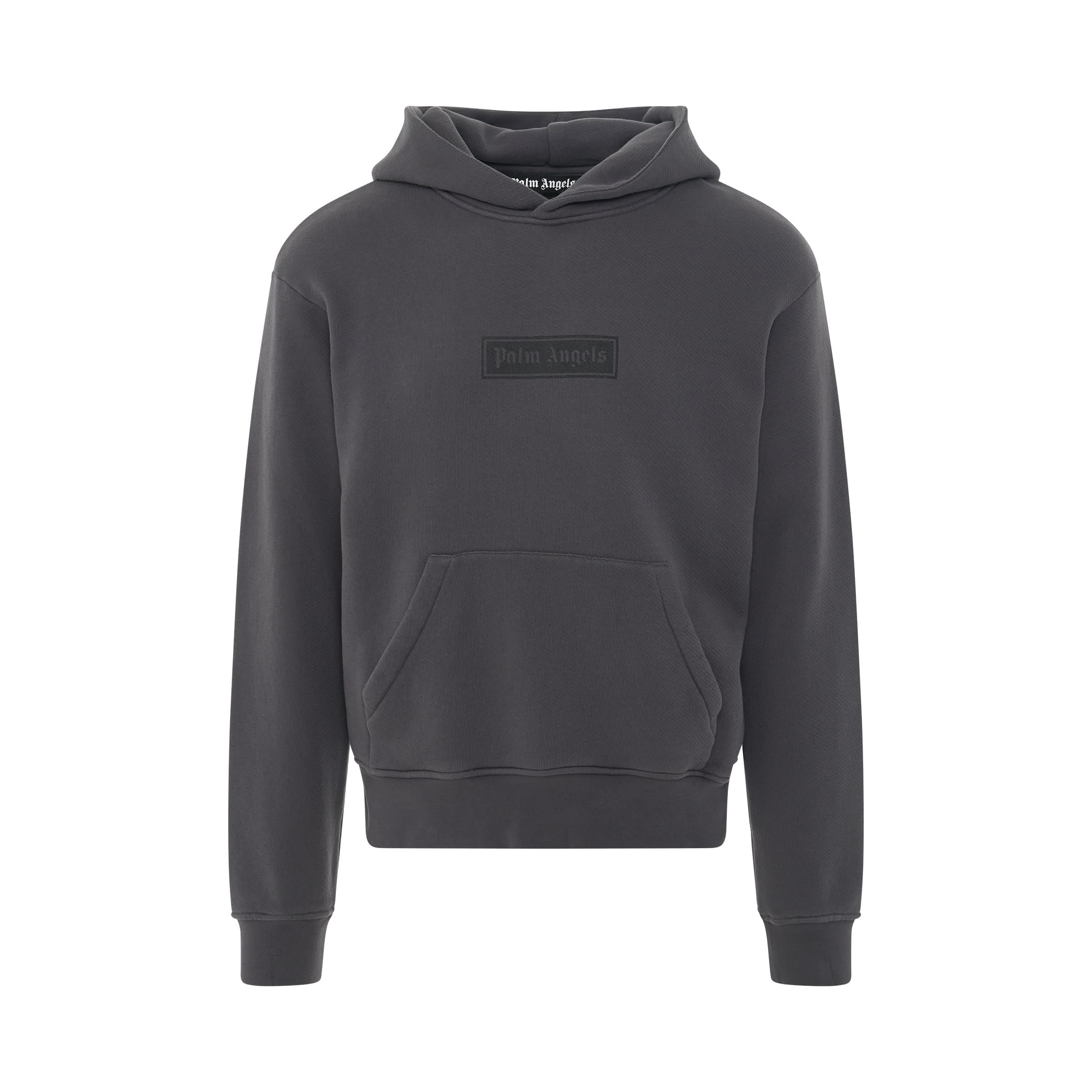 GD Box Logo Hoodie in Black/White